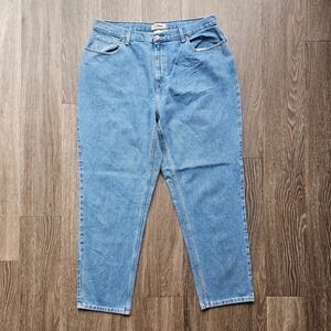 L.L.Bean Womens Jeans 18W Original Fit Relaxed Light Wash Denim Casual